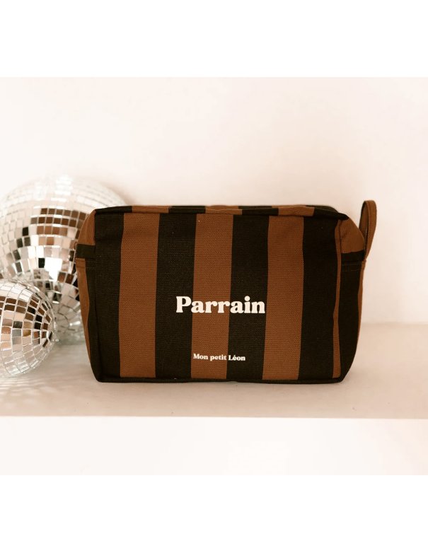 Trousse de toilette coton - Rayures...