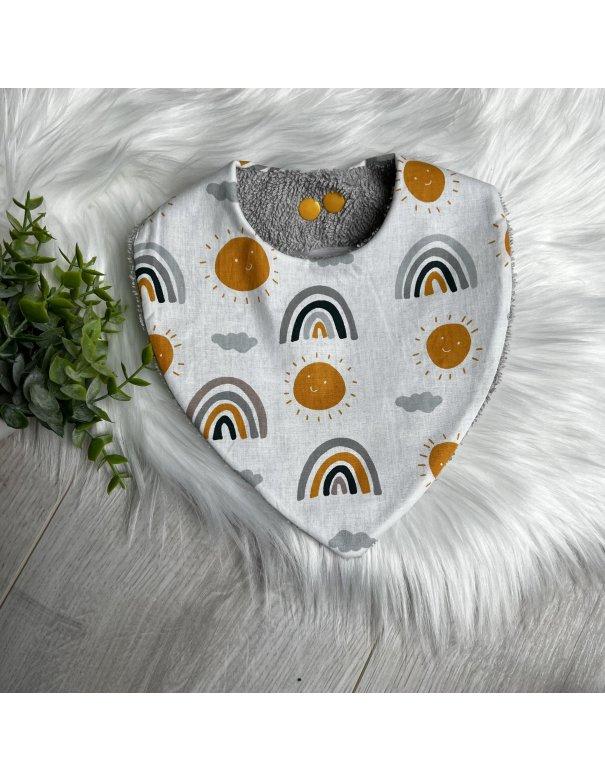 Lot de 3 bavoirs bandana en coton Lot de 3 bavoirs bandana en coton