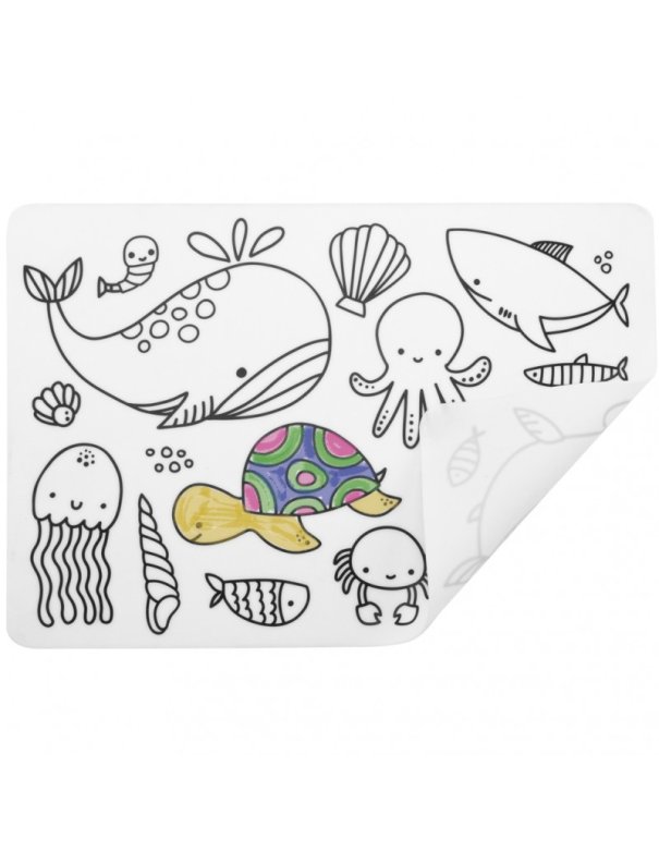 Set de table à colorier en silicone - OCEAN - Ulysse