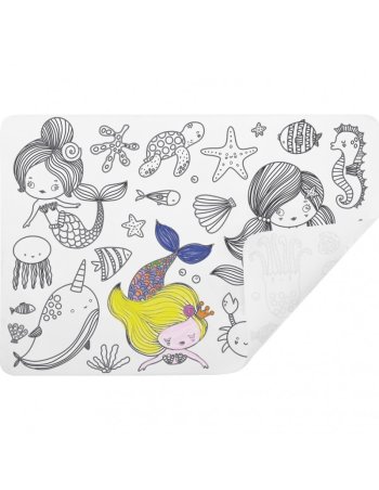 Set de table à colorier en silicone - SIRENE - Ulysse