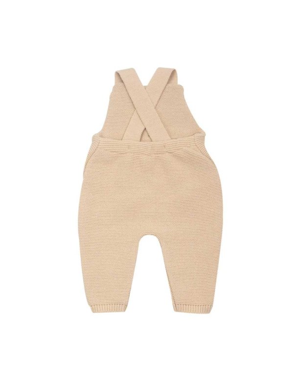 Salopette bébé en maille - Sable -...