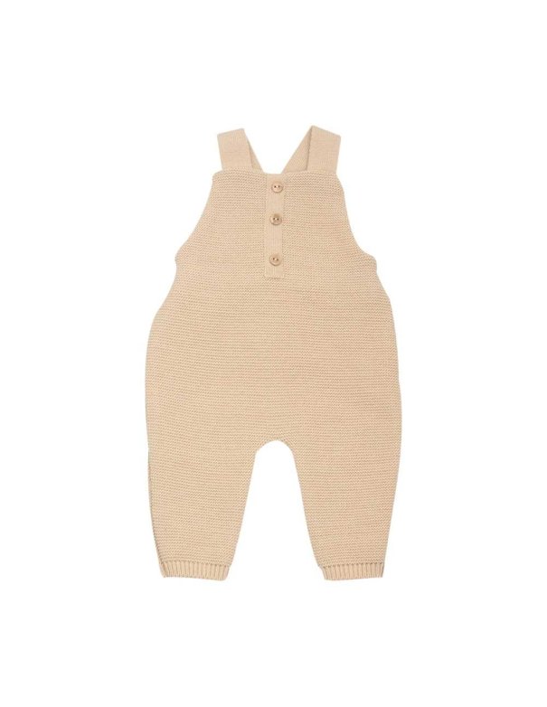 Salopette bébé en maille - Sable -...