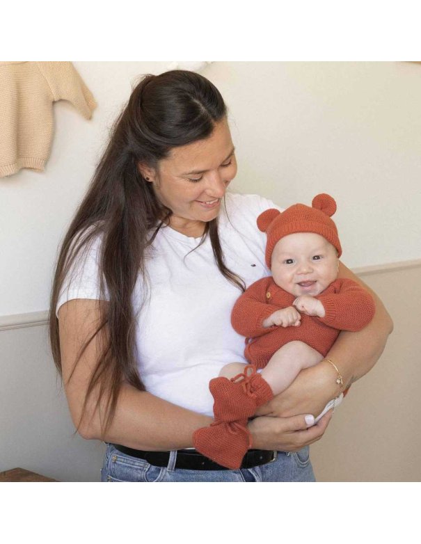 Lot naissance - Brassière chaussons...