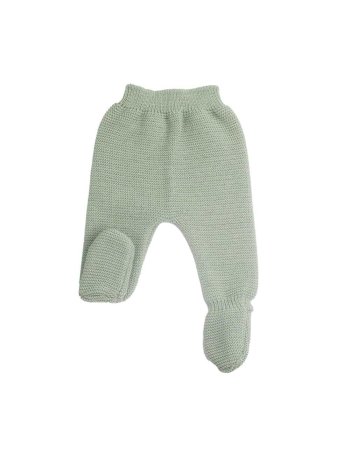 Pantalon maille bébé - Vert olive - Trois Kilos Sept 2