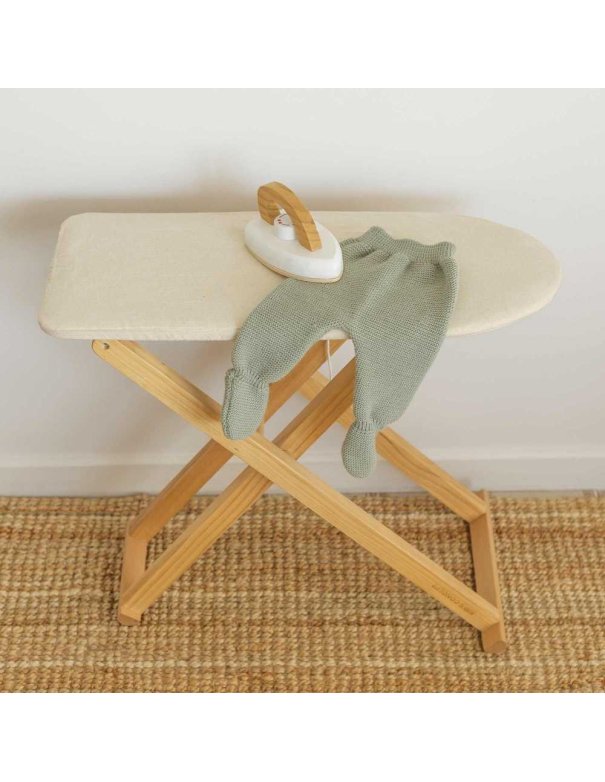 Pantalon maille bébé - Vert olive -...