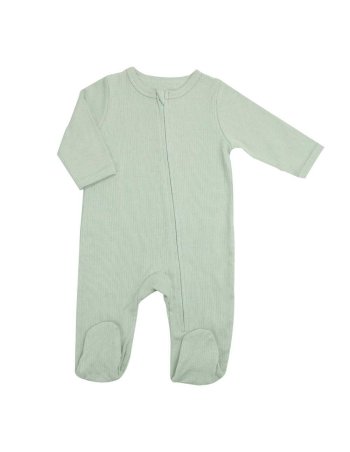 Pyjama coton zippé - Sauge...