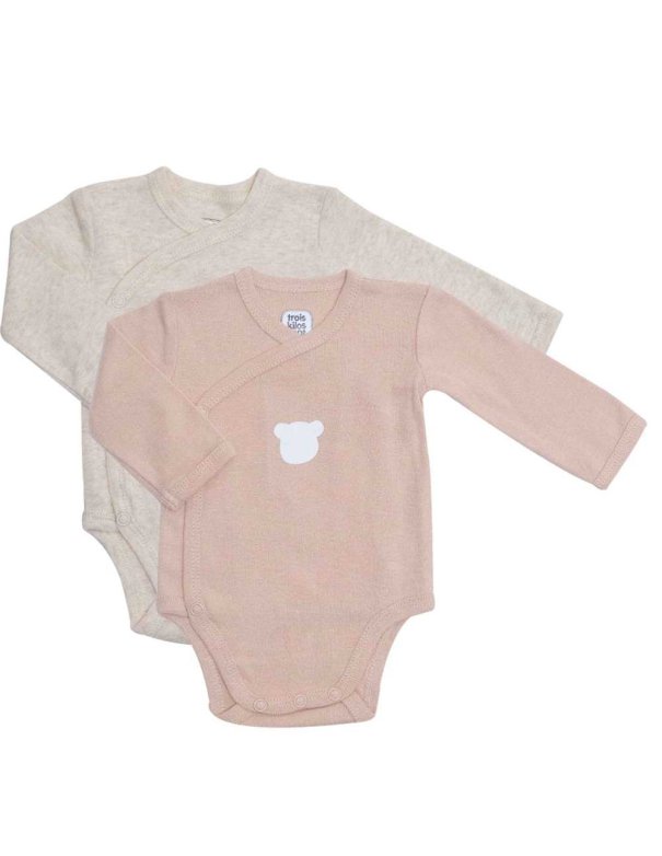 Lot de 2 bodies Ourson - Trois Kilos...