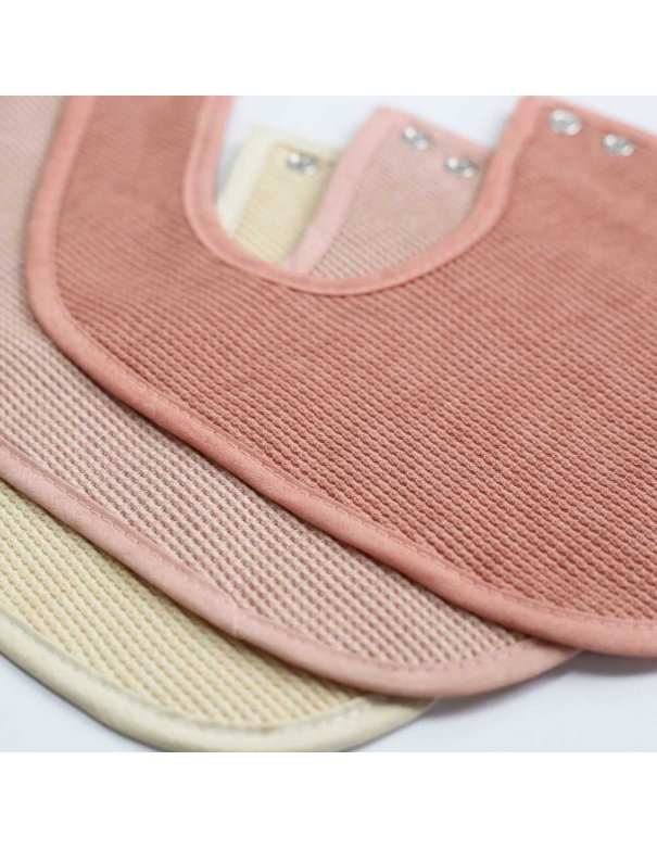 Bavoirs bébé naissance - roses -...