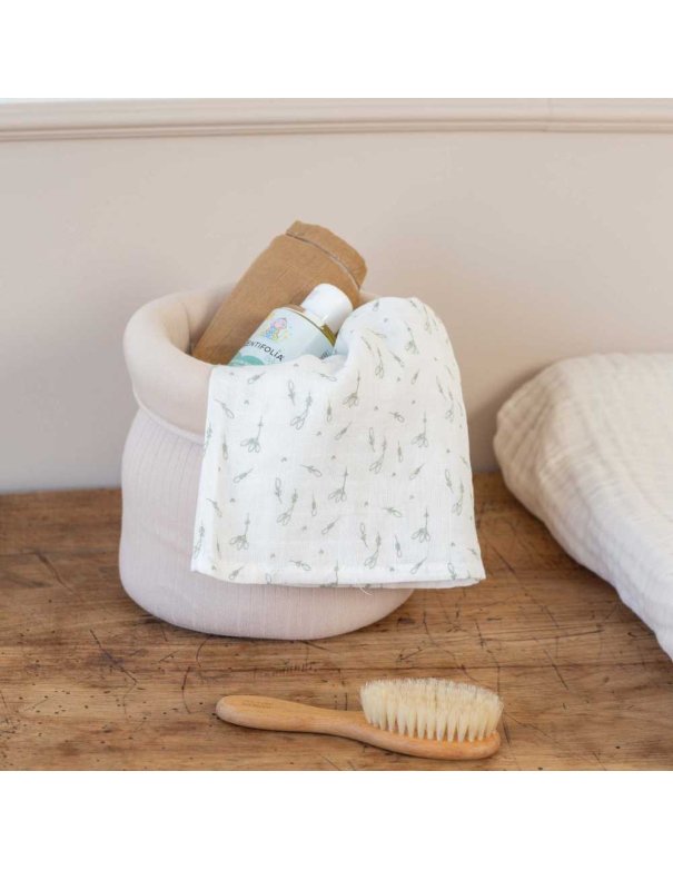 Lot de 3 langes bébé 70x70cm - Epis...