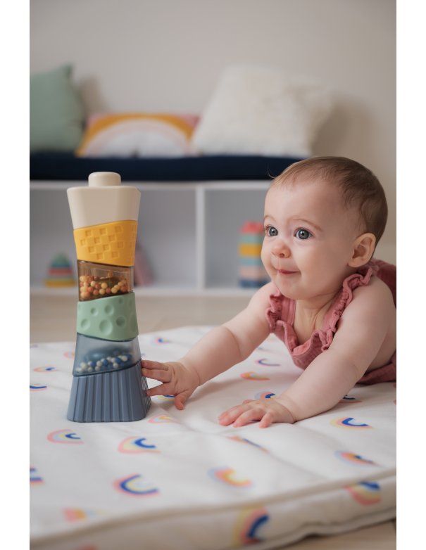 Tour sensorielle à empiler - Babytolove
