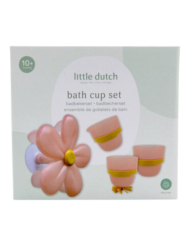 Gobelets de bain - Fleur - LITTLE DUTCH