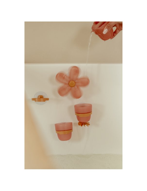 Gobelets de bain - Fleur - LITTLE DUTCH