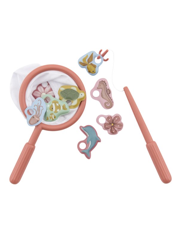 Jeu de bain pêche à la ligne - Rose -...