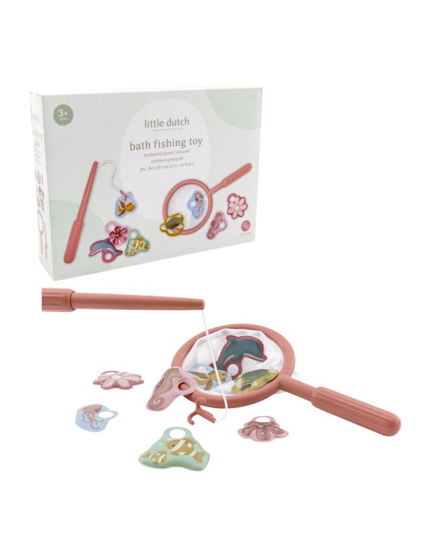 Jeu de bain pêche à la ligne - Rose - Little Dutch