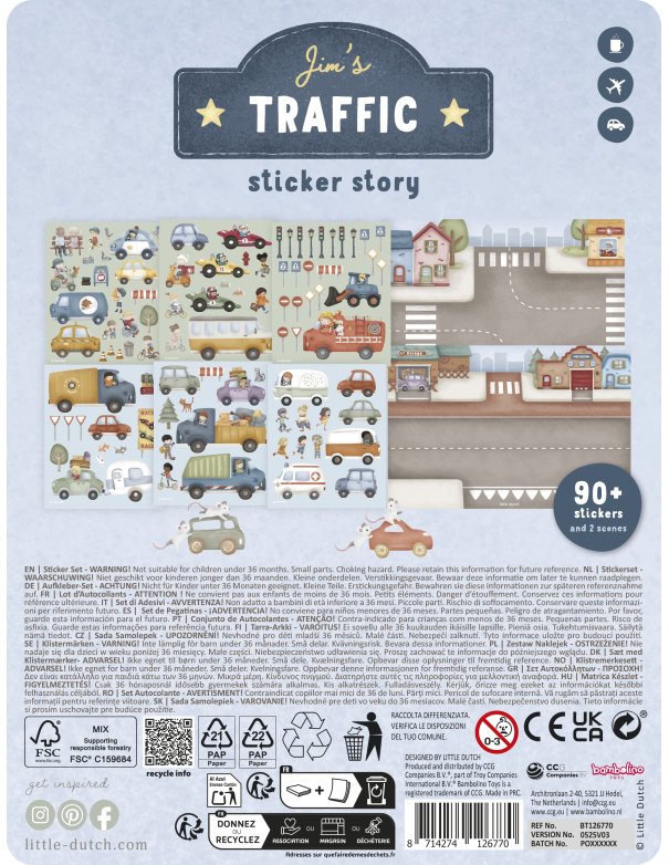 Stickers story - Jim - Little Dutch