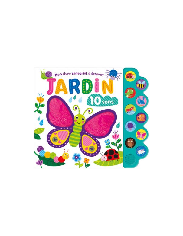 Mon livre sensoriel à écouter - Jardin - 1.2.3 soleil