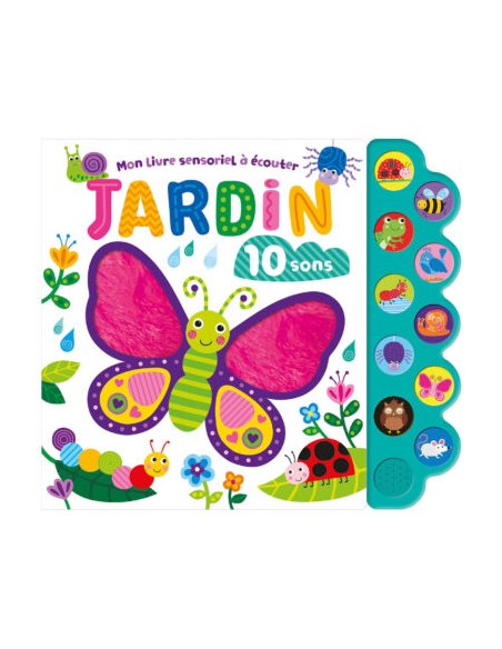 Mon livre sensoriel à écouter - Jardin - 1.2.3 soleil