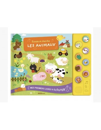 Mes premiers livres à écouter - Écoute et cherche les animaux