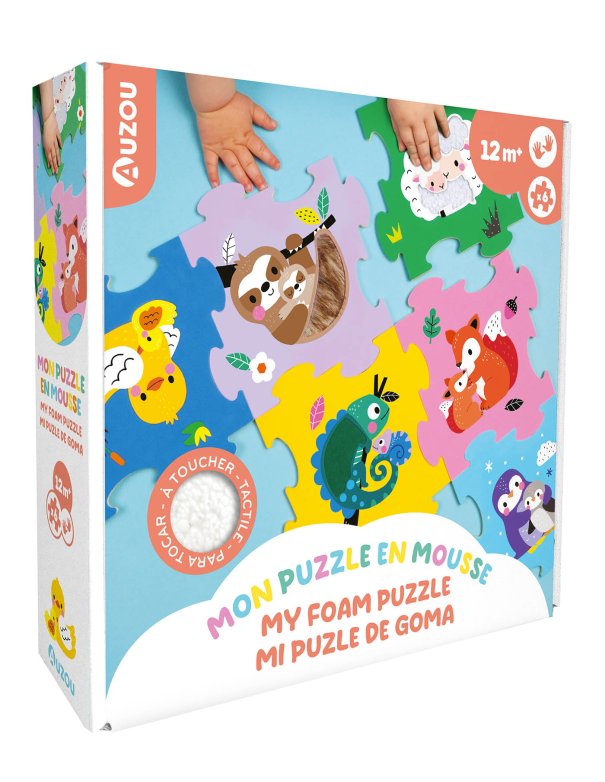 Mon puzzle en mousse - A toucher - Auzou