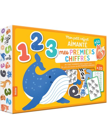 Mon petit coffret aimenté - Mes premiers chiffres - Auzou