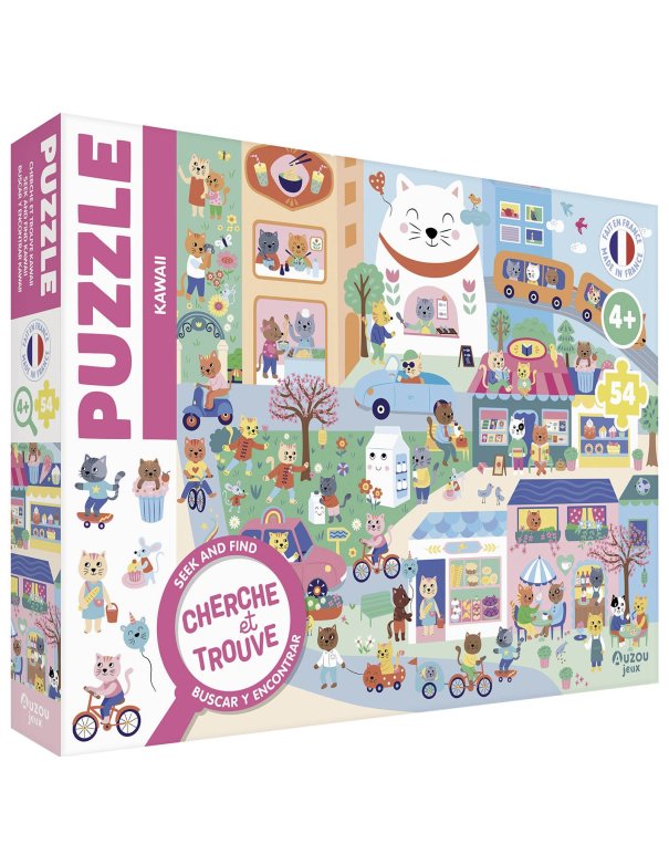 Puzzle cherche et trouve - Kawaii -...