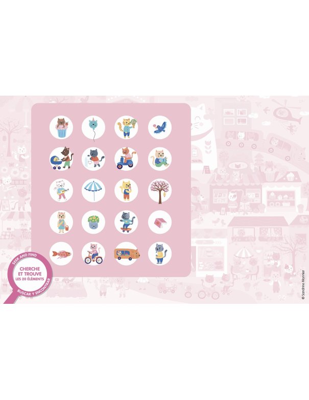 Puzzle cherche et trouve - Kawaii -...