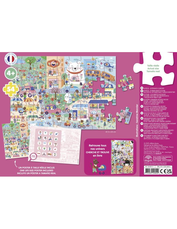 Puzzle cherche et trouve - Kawaii -...