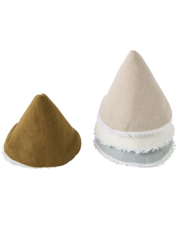 Cônes pare-pipi unies – Lot de 4 - BB&Co