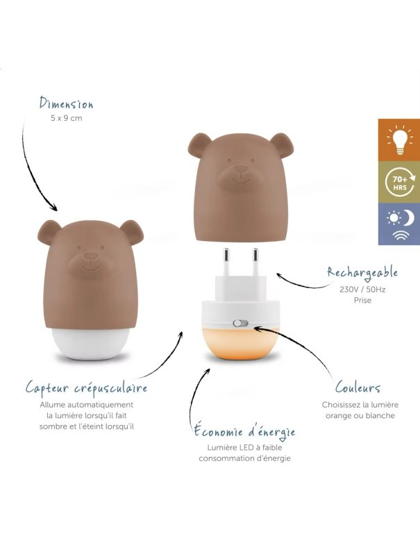 Benny – Veilleuse compacte nomade –...