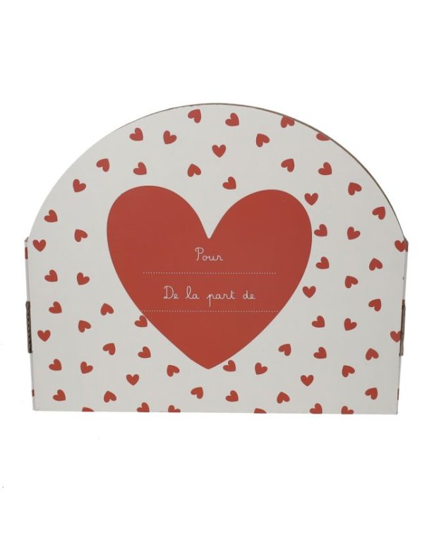 Set de vaisselle en mélamine cœurs...