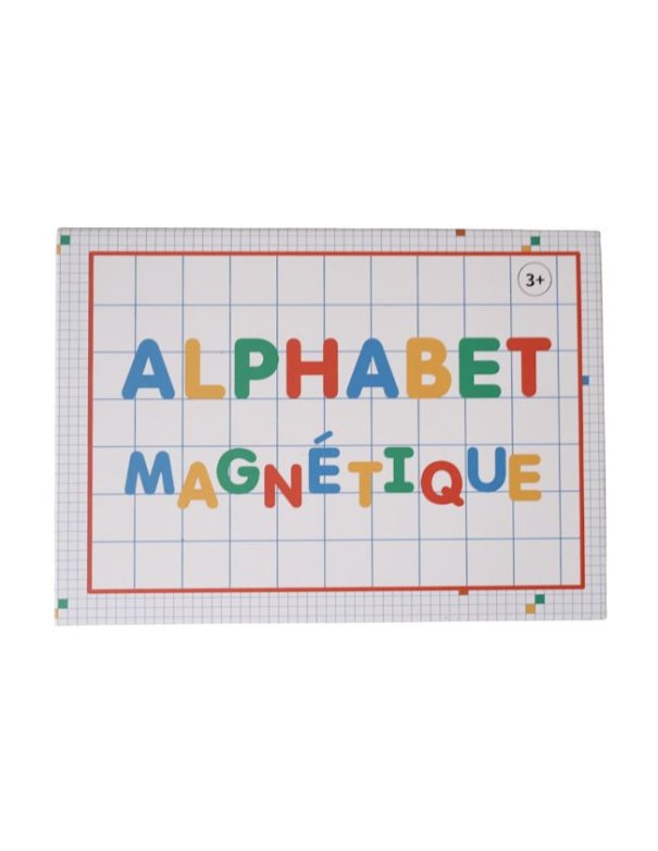 Boîte alphabet magnétique et images -...