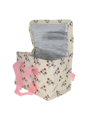 Lunch bag fleuri bleu - À... 2