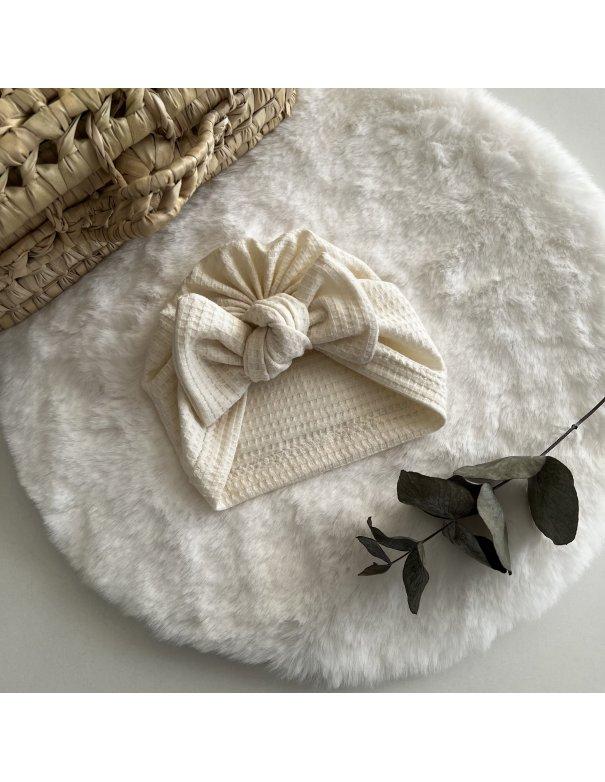 Turban gaufré jersey coton Turban gaufré jersey coton