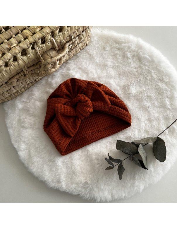 Turban gaufré jersey coton Turban gaufré jersey coton