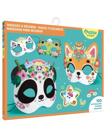 Ma pochette d'artiste - Masque à décorer - Auzou
