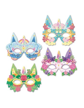 Ma pochette d'artiste -  Masque à décorer - Licornes 2