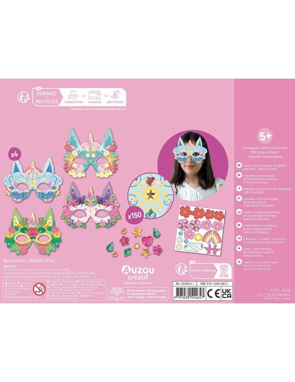 Ma pochette d'artiste -  Masques à...