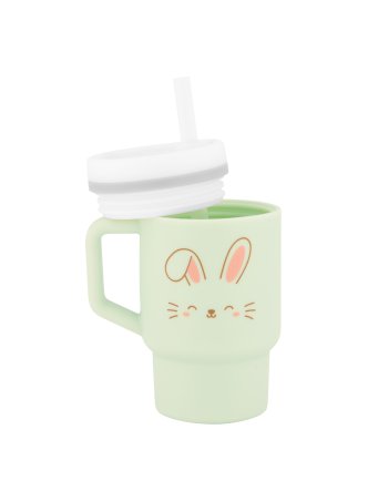 Ma première tasse en silicone - 255ml - Lapin - Infantino