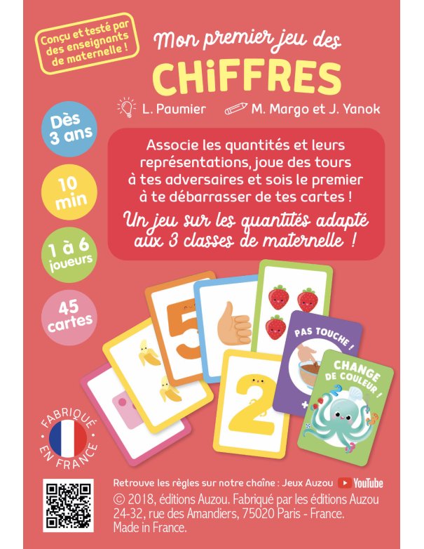 Jeu de cartes - Mon premier jeu des...