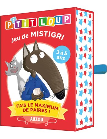 Jeu de cartes - P'tit loup - Jeu de mistigri (dès 3ans) - Auzou
