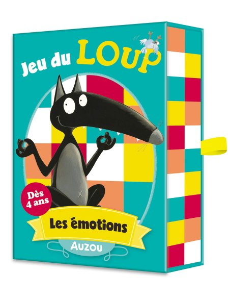 Jeu de cartes - Jeu du loup - Les émotions - Auzou