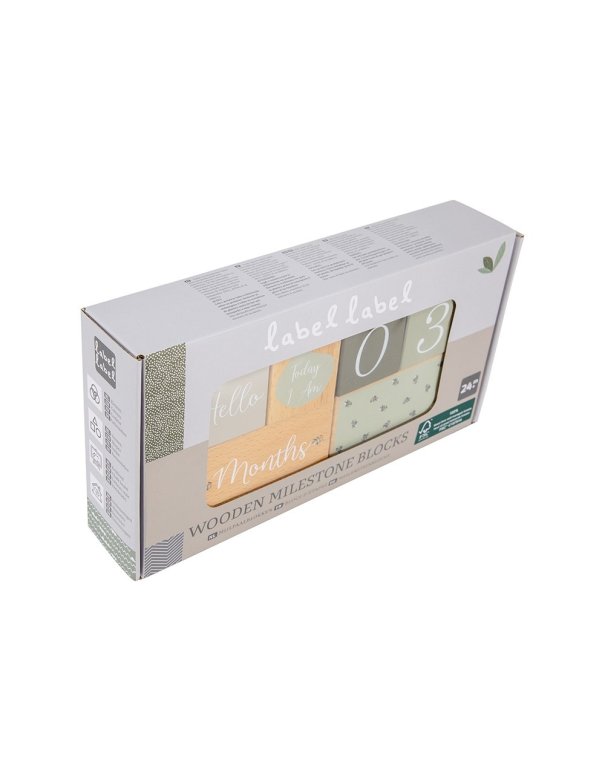 Blocs d'étapes - Vert -  Label Label