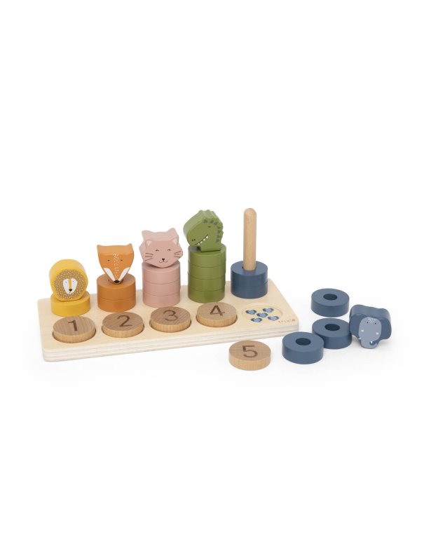 Puzzle à chiffres 1-5 en bois - Trixie