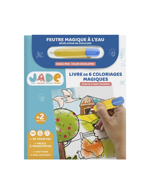 Livre de 6 coloriages magiques à...