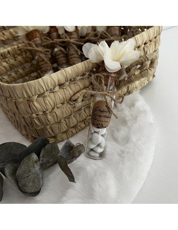 Dragées en fiole champêtre