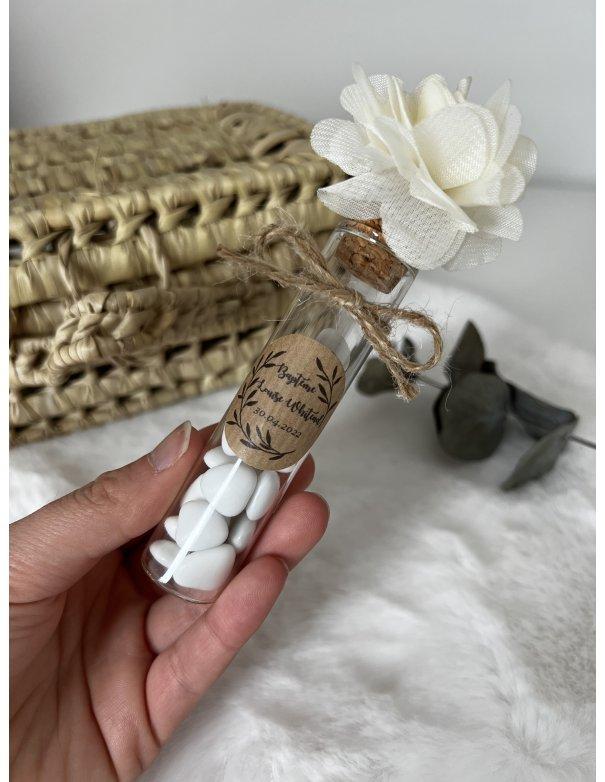 Dragées en fiole champêtre