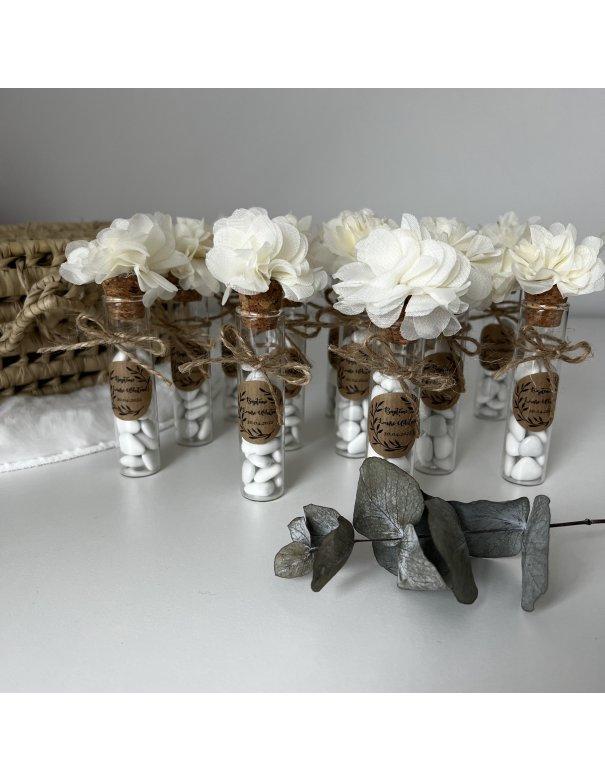 Dragées en fiole champêtre