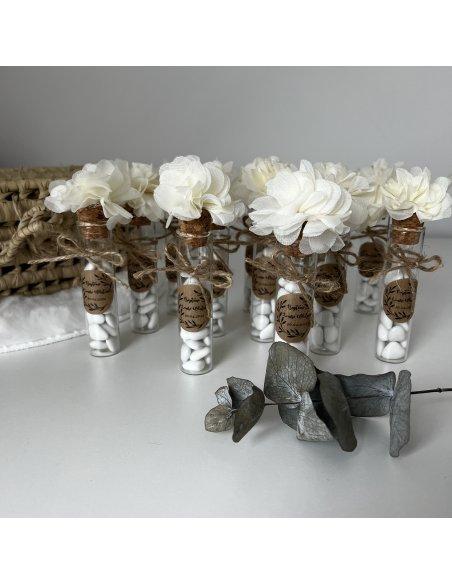 Dragées en fiole champêtre