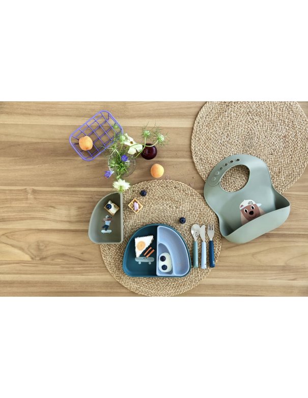 Set de vaisselle silicone (3pcs)...