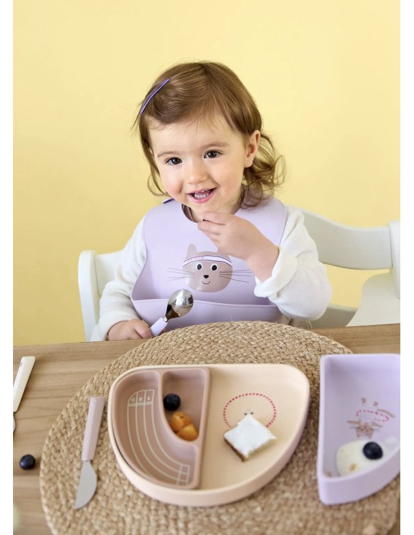 Set de vaisselle silicone (3pcs)...